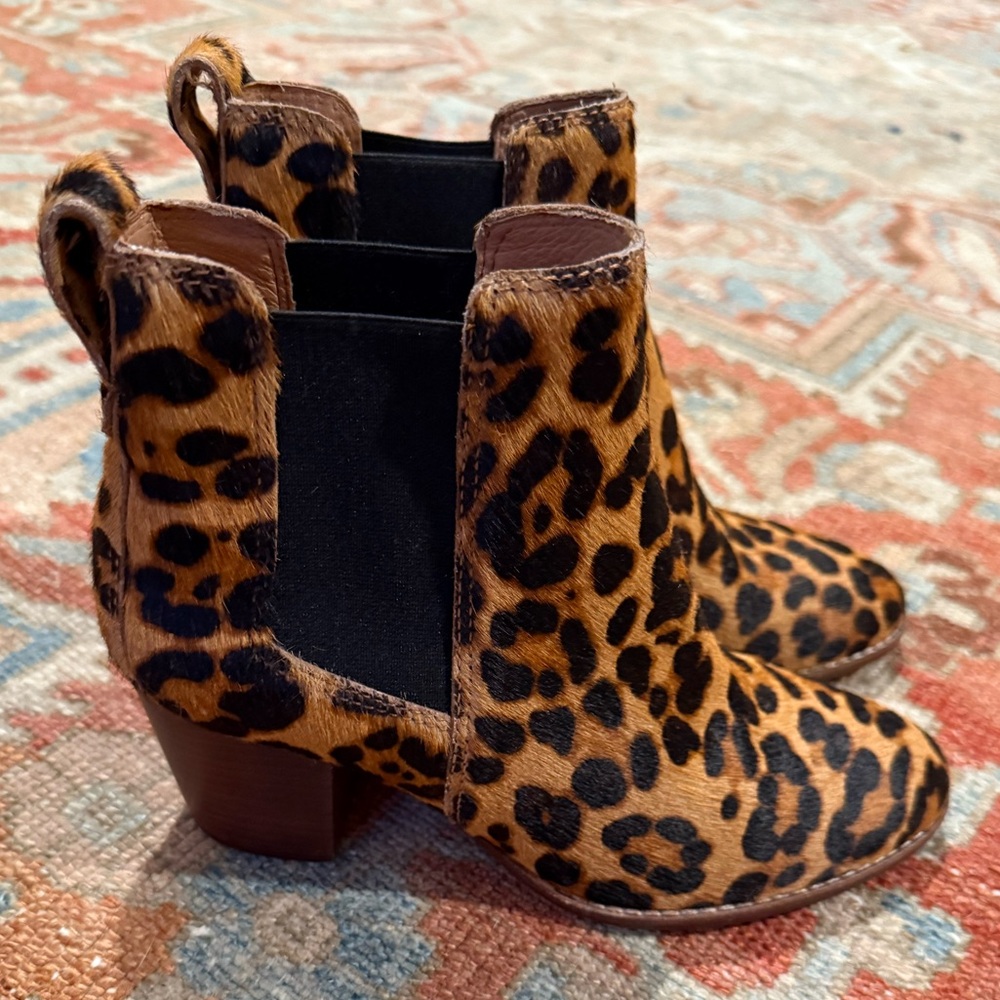 Madewell Women’s Caramel Multi bootie with block heel